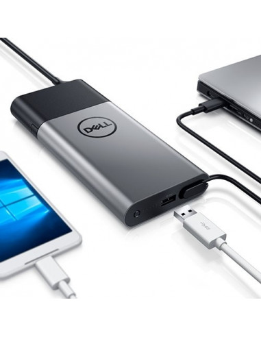 Dell hybridný adaptér + zdroj power bank USB-C