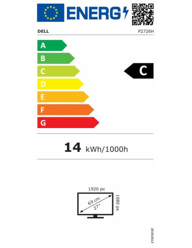 Dell Pro P P2726H 27" IPS FHD 120Hz 5ms Čierna 3RNBD