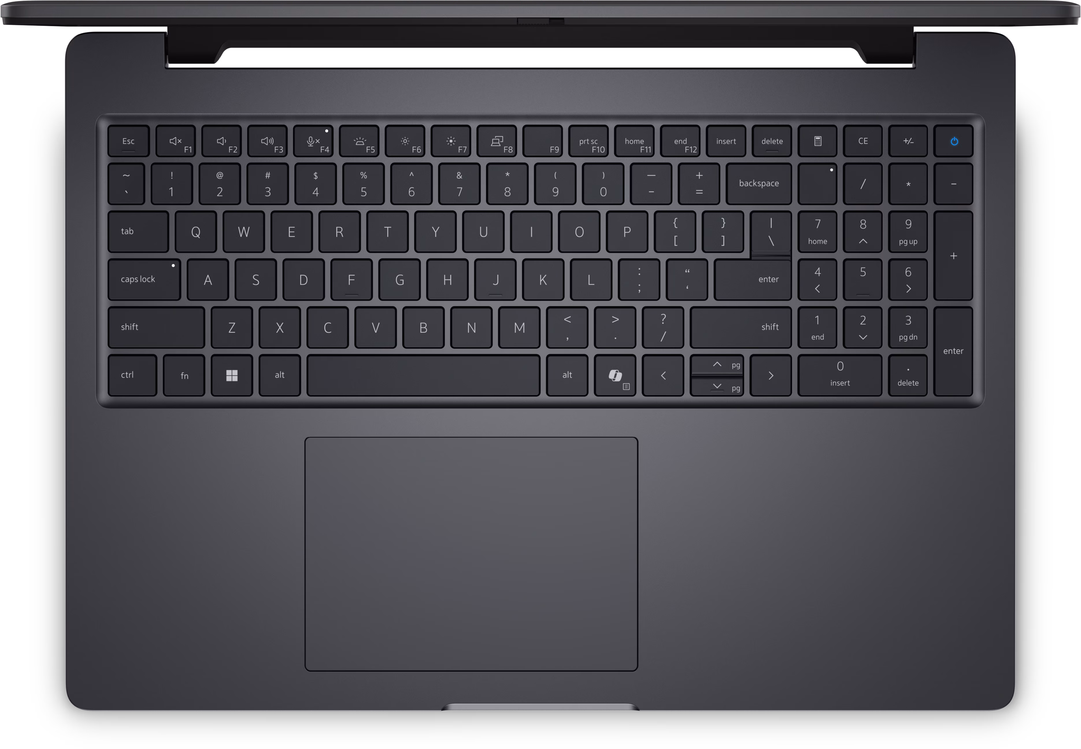 Dell Pro Precision 5 Series 16 Laptop — otvorený notebook v pracovnom uhle 45 stupňov