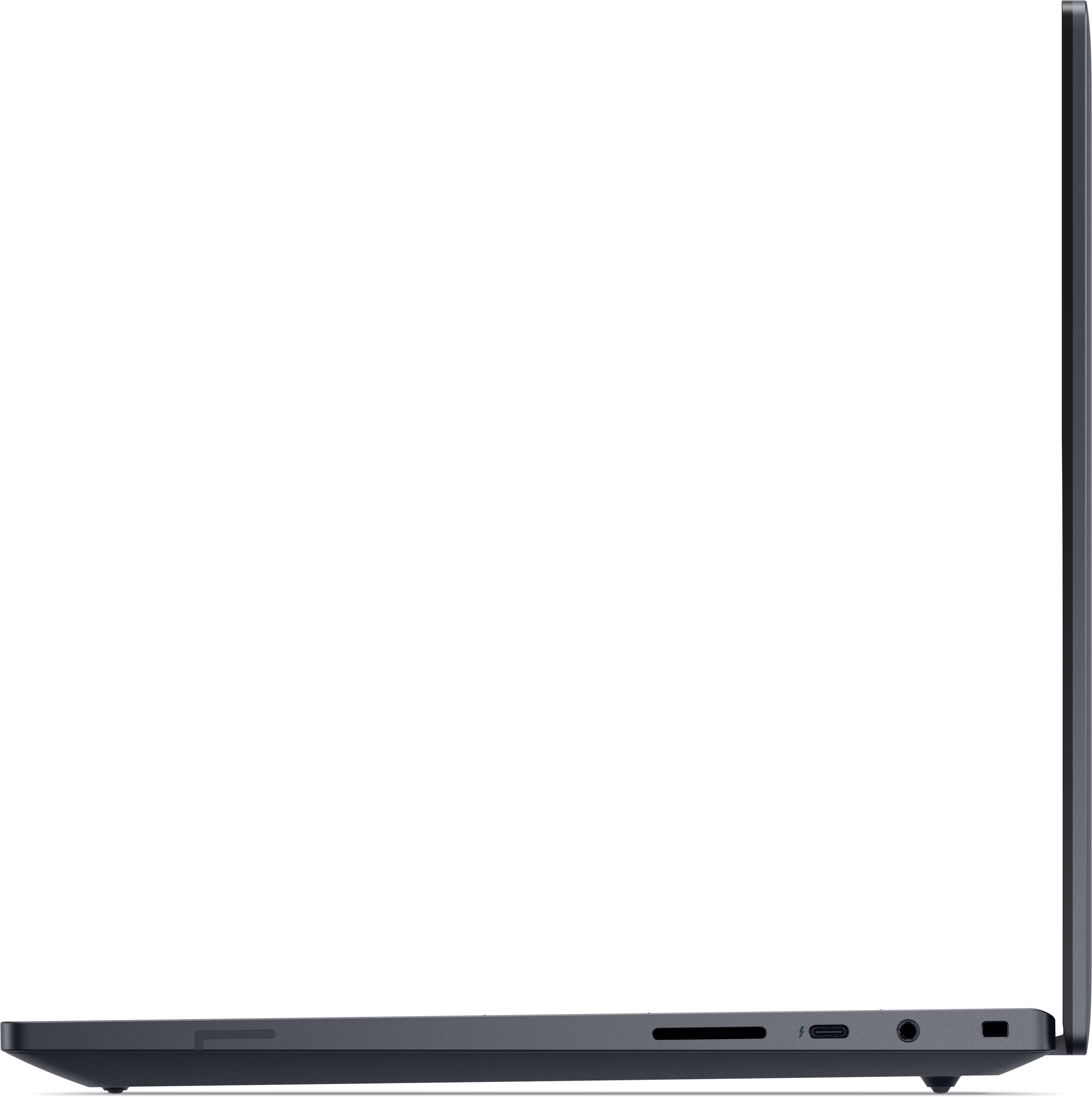Dell Pro Precision 7 Series 16 Laptop — detail pántov displeja a tenkých rámikov
