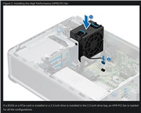 DELL PowerEdge PCIe Fan/ přídavný ventilátor/ pro PowerEdge T160 (121-BBBX) — detailný náhľad 2