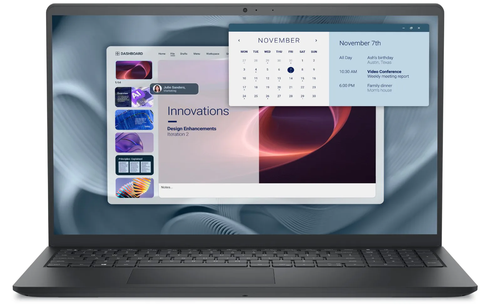 Dell Pro 15 Essential/PV15250/3-100U/15,6"/FHD/8GB/512GB/Intel int/W11P/Black/3R NBD