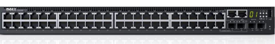 Dell S3148 L3 48x 1GbE 2xCombo 2x 10GbE SFP+ (P/N: 210-AIMR) Dell S3148 L3 48x 1GbE 2xCombo 2x 10GbE SFP+ (210-AIMR) — pohľad 1 | Originálny Dell produkt