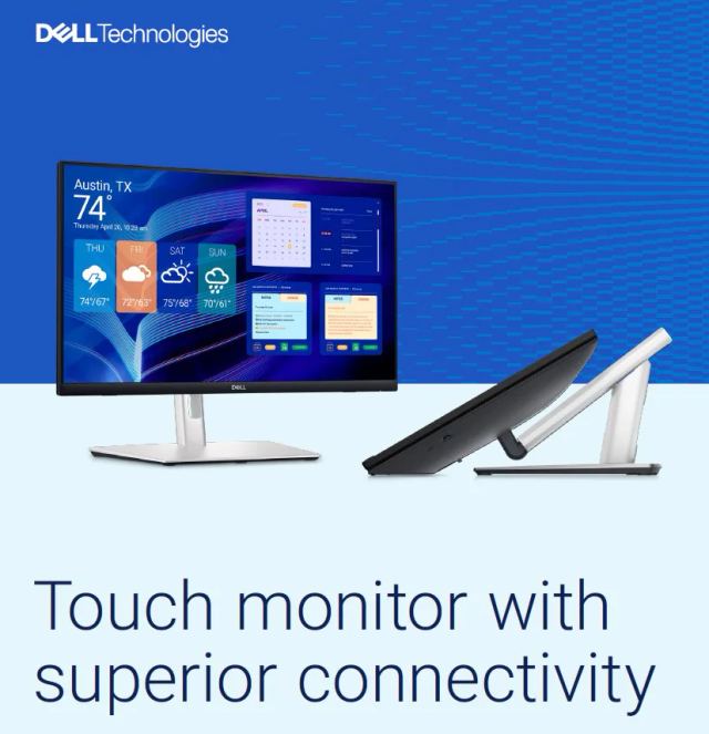 24" LCD Dell P2424HT Touch 5ms/16:9/mat/USB-C/repr (P/N: 210-BHSK) 24" LCD Dell P2424HT Touch 5ms/16:9/mat/USB-C/repr (210-BHSK) — originálny produkt Dell