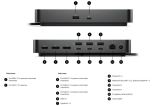 Dell dokovacia stanica SD25TB4 130W Power delivery USB-C (210-BRFL) — detailný náhľad 6