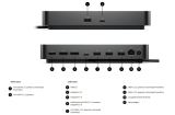 Dell dokovacia stanica WD25 100W Power delivery USB-C (210-BRFQ) — detailný náhľad 6