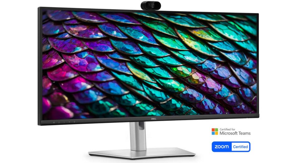 Dell Pro P/P3426WEB/34,1"/IPS/wQHD/100Hz/5ms/Čierna/3RNBD (P/N: 210-BVHQ) Dell Pro P/P3426WEB/34,1"/IPS/wQHD/100Hz/5ms/Čierna/3RNBD (210-BVHQ) — pohľad 1 | Originálny Dell produkt