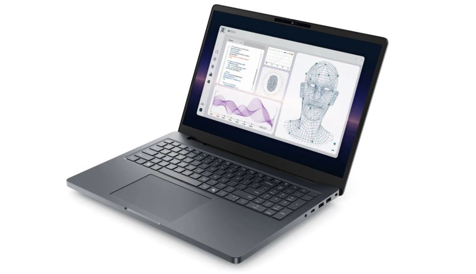 Dell Pro Max Plus/16 MB16250/U9-285HX/16"/WUXGA/64GB/1TB/RTX 3000/W11P/Gray/3R NBD – Podsvietená klávesnica s numerickou časťou a rozhrania