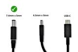 Dell AC adaptér 360W 7,4mm GAN pre Alienware AA16250, AA18250, m16 R1, m18 R1, M18 R2, x16 R2 (450-BFNJ) — detailný náhľad 3