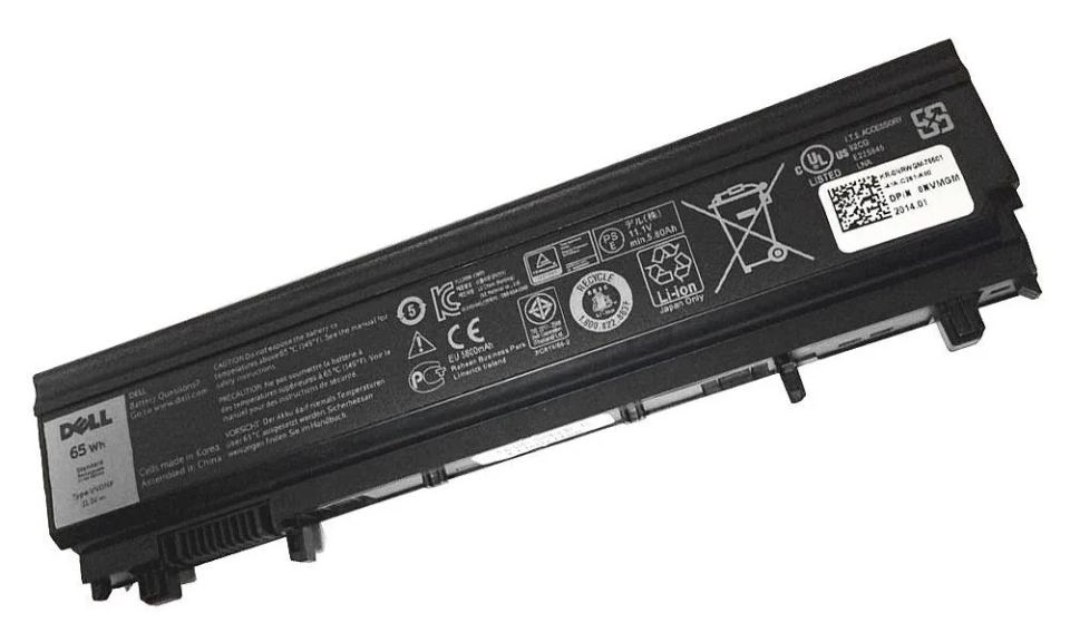 batéria DELL Latitude E5440/5540 - 6-cell 65W/HR (P/N: 451-BBIE) batéria DELL Latitude E5440/5540 - 6-cell 65W/HR (451-BBIE) — pohľad 1 | Originálny Dell produkt