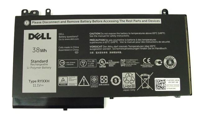 Dell Batéria 3-cell 38W/HR LI-ON pre Latitude 3100,3150,3160,E5250,E5450,E5550 (451-BBLJ) — originálny produkt Dell