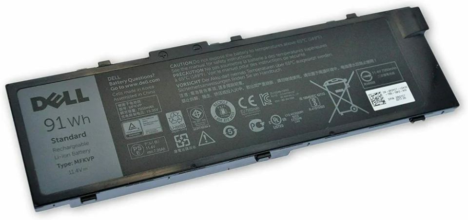 Dell Batéria 6-cell 91W/HR LI-ON pre Procision M7510, M7520, M7710, M7720 – Originálna batéria Dell 91 Wh