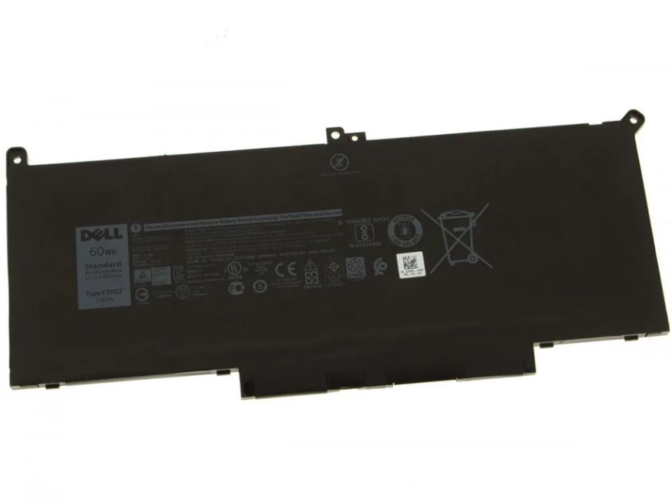 Dell Batéria 4-cell 60W/HR LI-ON pre Latitude 7280, 7290, 7380, 7390, 7480, 7490 (P/N: 451-BBYE) Dell Batéria 4-cell 60W/HR LI-ON pre Latitude 7280, 7290, 7380, 7390, 7480, 7490 (451-BBYE) — pohľad 1 | Originálny Dell produkt