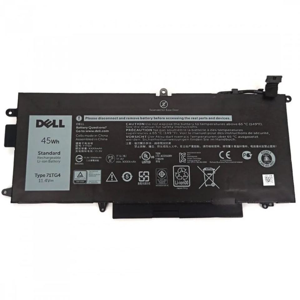 Dell Batéria 3-cell 45W/HR LI-ON pre Latitude 7280, 7389, 7390 2v1, 5289 (P/N: 451-BBZB) Dell Batéria 3-cell 45W/HR LI-ON pre Latitude 7280, 7389, 7390 2v1, 5289 (451-BBZB) — pohľad 1 | Originálny Dell produkt