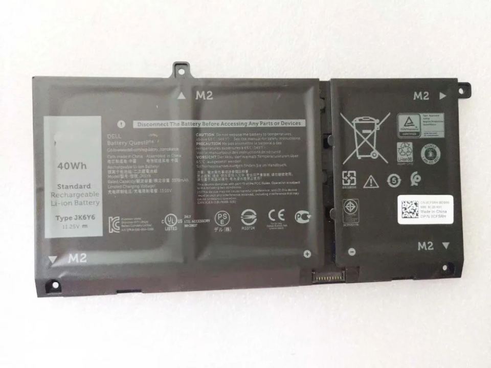 Dell Batéria 3-cell 40W/HR LI-ON pre Latitude 3410, 3510, Vostro 5401, 5402, 5501, 5502 (P/N: 451-BCPT) Dell Batéria 3-cell 40W/HR LI-ON pre Latitude 3410, 3510, Vostro 5401, 5402, 5501, 5502 (451-BCPT) — pohľad 1 | Originálny Dell produkt
