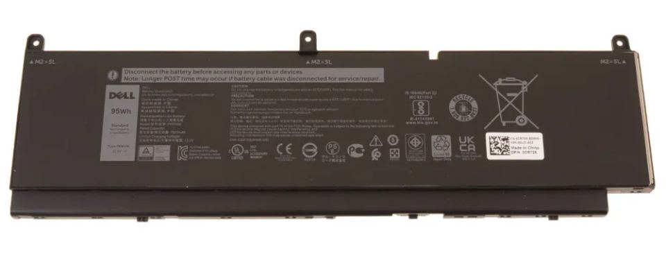 DELL Batéria 6-cell 95W/HR LI-ON Precision M7530, M7540, M7730, M7740 (P/N: 451-BCQE) DELL Batéria 6-cell 95W/HR LI-ON Precision M7530, M7540, M7730, M7740 (451-BCQE) — pohľad 1 | Originálny Dell produkt