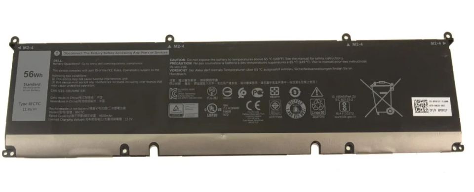 DELL Batéria 3-cell 56W/HR LI-ON Precision 5550, 5570, Vostro 76520, XPS 9500 (P/N: 451-BCQH) DELL Batéria 3-cell 56W/HR LI-ON Precision 5550, 5570, Vostro 76520, XPS 9500 (451-BCQH) — pohľad 1 | Originálny Dell produkt