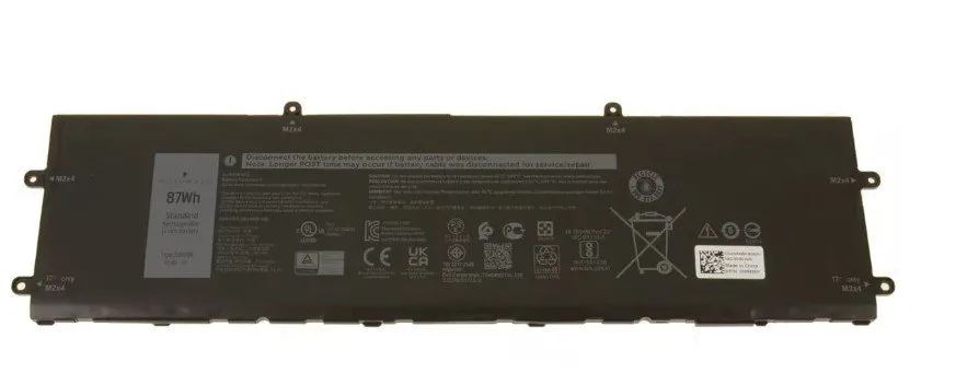 DELL Baterie 6-cell 87W/HR LI-ION pro Alienware X15,X17, Inspiron 7620 (P/N: 451-BCVE) DELL Baterie 6-cell 87W/HR LI-ION pro Alienware X15,X17, Inspiron 7620 (451-BCVE) — pohľad 1 | Originálny Dell produkt