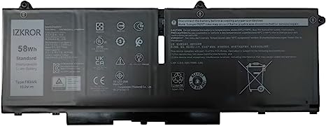 Dell Batéria 4-cell 58W/HR LI-ON pre Latitude 5330, 5430, 5530, 7330, 7430, 7530, Procision 3570 (451-BCWY) — detailný náhľad 7