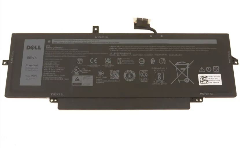 Dell batéria 3-cell 50W/HR LI-ION pre Latitude 9330 (P/N: 451-BCYD) Dell batéria 3-cell 50W/HR LI-ION pre Latitude 9330 (451-BCYD) — pohľad 1 | Originálny Dell produkt