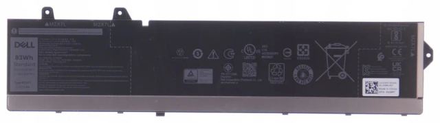 Dell Batéria 6-cell 83W/HR LI-ION pre Precision 7670, 7680, 7770, 7780 (451-BCYH) — originálny produkt Dell