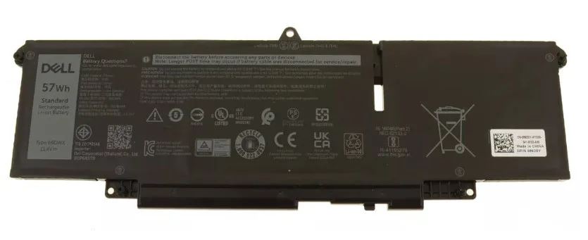 Dell batéria 3-cell 57W/HR LI-ION pre Latitude 7340, 7440, 7450, 7640 (P/N: 451-BDBU) Dell batéria 3-cell 57W/HR LI-ION pre Latitude 7340, 7440, 7450, 7640 (451-BDBU) — pohľad 1 | Originálny Dell produkt
