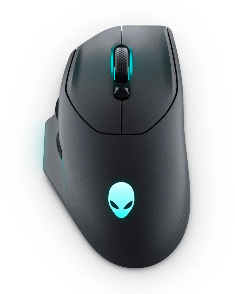 Dell Alienware 620M/Herná/Optická/Pre pravákov/26 000 DPI/Drôtová+bezdrôtová/Čierna (P/N: 545-BBFB) Dell Alienware 620M/Herná/Optická/Pre pravákov/26 000 DPI/Drôtová+bezdrôtová/Čierna (545-BBFB) — pohľad 1 | Originálny Dell produkt