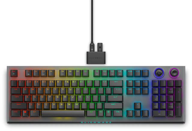 Dell Alienware AW920K/Bezdrôtová USB + Bluetooth/Čierna (P/N: 545-BBFL) Dell Alienware AW920K/Bezdrôtová USB + Bluetooth/Čierna (545-BBFL) — originálny produkt Dell