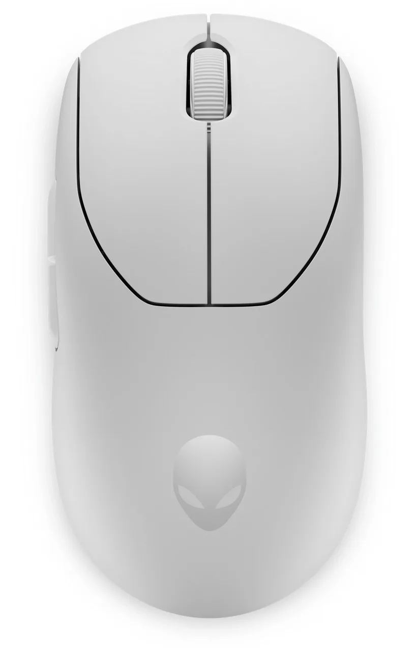 Dell Alienware Pre/Herná/Optická/Pre pravákov/26 000 DPI/Drôtová+bezdrôtová/Biela (P/N: 545-BBFN) Dell Alienware Pre/Herná/Optická/Pre pravákov/26 000 DPI/Drôtová+bezdrôtová/Biela (545-BBFN) — pohľad 1 | Originálny Dell produkt