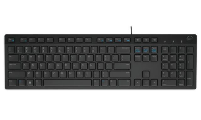 DELL klávesnice KB216/ multimediální/ belgická/ AZERTY/ USB/ drátová/ černá (580-ADHB) — originálny produkt Dell