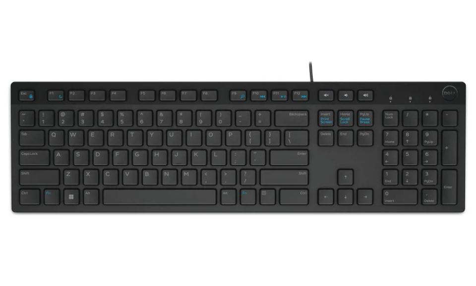 DELL KB-216/ rumunská rozšírená multimediální klávesnice USB (QWERTZ)/ romanian (P/N: 580-ADHH) DELL KB-216/ rumunská rozšírená multimediální klávesnice USB (QWERTZ)/ romanian (580-ADHH) — pohľad 1 | Originálny Dell produkt