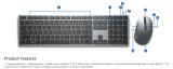 Dell set klávesnica + myš KM7321W bezdrôtová CZ/ SK (580-AJQN) — detailný náhľad 6