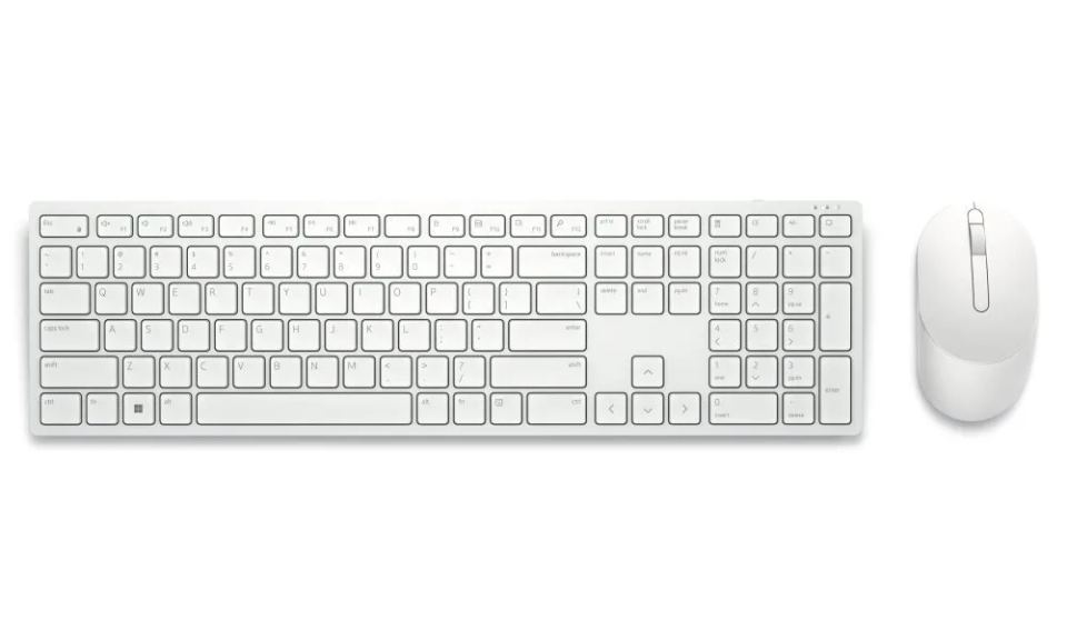 DELL KM5221W bezdrátová klávesnice a myš ruská/ russian/ bílá (580-AKFB) — pohľad 1 | Originálny Dell produkt