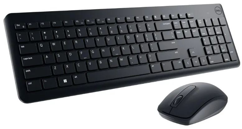 Dell set klávesnica + myš, KM3322W, bezdrôtová, US International (QWERTY) (P/N: 580-AKFZ) Dell set klávesnica + myš, KM3322W, bezdrôtová, US International (QWERTY) (580-AKFZ) — pohľad 1 | Originálny Dell produkt