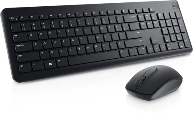 Dell set klávesnica + myš, KM3322W, bezdrôtová, Ukrainian (QWERTY) (580-AKGK) — originálny produkt Dell
