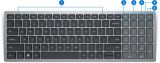 Dell KB740/Bezdrôtová Bluetooth/ CZ layout/Sivá (580-AKOS) — detailný náhľad 6