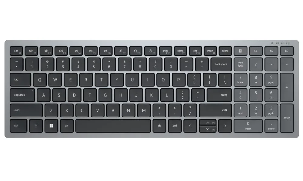 Dell KB740/Bezdrôtová Bluetooth/HU layout/Sivá (580-AKOV) — detailný náhľad 5