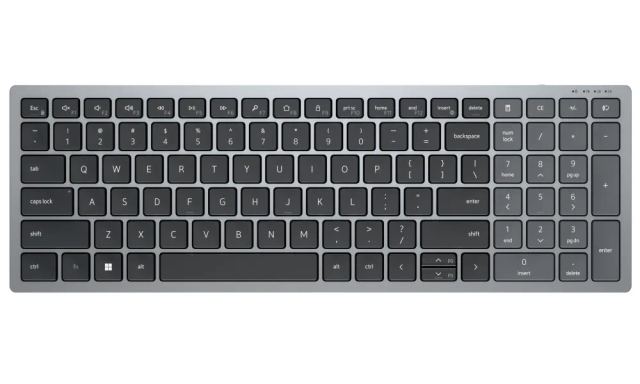 DELL KB740 bezdrátová klávesnice GER/ německá/ QWERTZ (580-AKOY) — originálny produkt Dell