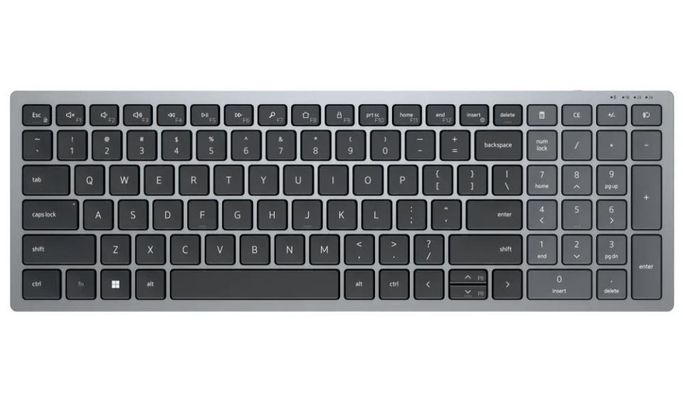 DELL KB740 bezdrátová klávesnice GER/ německá/ QWERTZ (P/N: 580-AKOY) DELL KB740 bezdrátová klávesnice GER/ německá/ QWERTZ (580-AKOY) — pohľad 1 | Originálny Dell produkt