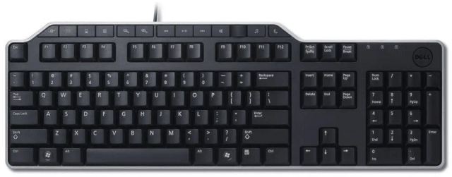 Dell klávesnica KB522 multimedia CZ/ SK bez myši (580-BBJQ) — originálny produkt Dell