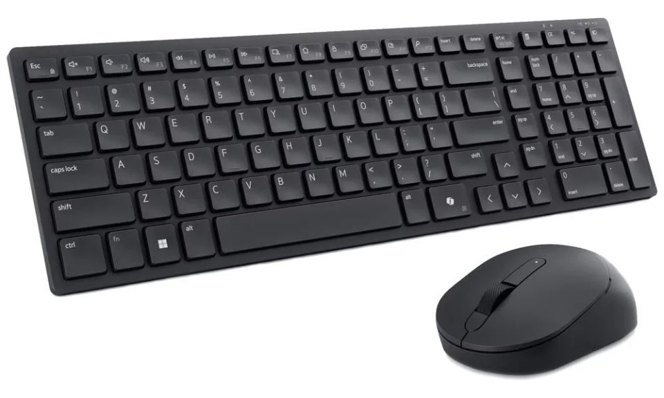 DELL KM555/ Anglická/ UK/ bezdrátová tichá klávesnice + myš/ USB/ černá (P/N: 580-BBWM) DELL KM555/ Anglická/ UK/ bezdrátová tichá klávesnice + myš/ USB/ černá (580-BBWM) — pohľad 1 | Originálny Dell produkt