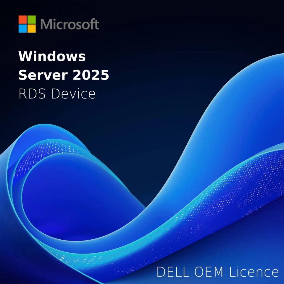 Dell 1x RDS Device Windows Server 2025 OEM (P/N: 634-CVDX) Dell 1x RDS Device Windows Server 2025 OEM (634-CVDX) — pohľad 1 | Originálny Dell produkt
