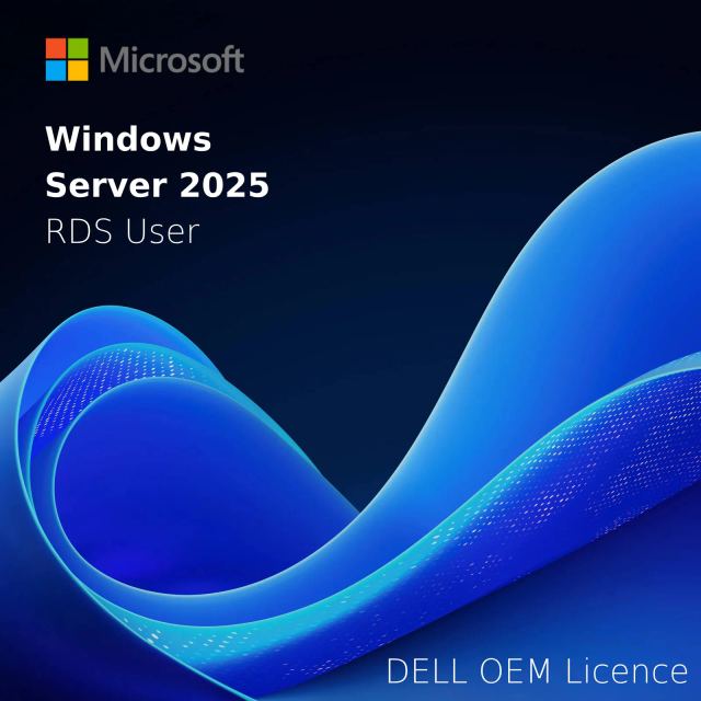 Dell 5x RDS User Windows Server 2025 OEM (634-CVFJ) — originálny produkt Dell