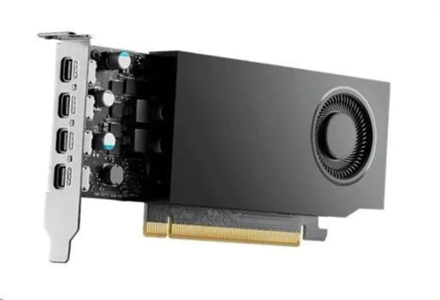 Dell NVIDIA RTX A1000 8 GB GDDR6 full height PCIe 4.0x8 4 mDP Graphics Card (DELL-M3R8K) — originálny produkt Dell