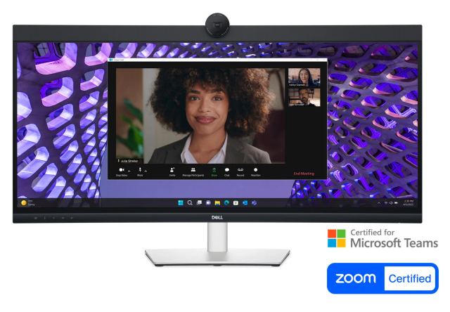 DELL P3424WEB 34" Curved Conferencing Monitor IPS, 3440x1440, 21:9, 1000:1, 300cd, 5ms, DP, HDMI, LAN, USB-C Hub, Black (P/N: DELL-P3424WEB) DELL P3424WEB 34" Curved Conferencing Monitor IPS, 3440x1440, 21:9, 1000:1, 300cd, 5ms, DP, HDMI, LAN, USB-C Hub, Black (DELL-P3424WEB) — originálny produkt Dell