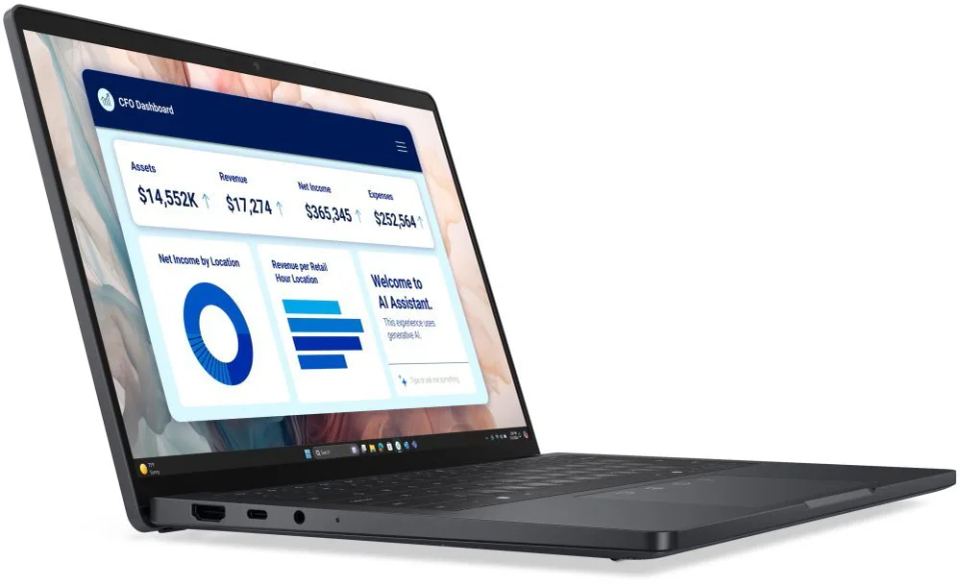 DELL Pro 13 Premium PA13250 Touch/ Ultra 7 268V/ 32GB/ 512GB SSD/ 13.3" QHD+ dotyk./ FPR/ W11Pro/ vPro/ 3Y PS/ bez adap. – Kompaktný notebook Dell Pro 13