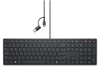 DELL Wired Collaboration Keyboard - KB525C - US International (QWERTY) (KB525C-EN-EMEA) — originálny produkt Dell