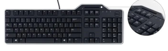 DELL KB813, SmartCard, USB klávesnica, SK layout, Black (P/N: KB813-BKB-CSK) DELL KB813, SmartCard, USB klávesnica, SK layout, Black (KB813-BKB-CSK) — pohľad 1 | Originálny Dell produkt