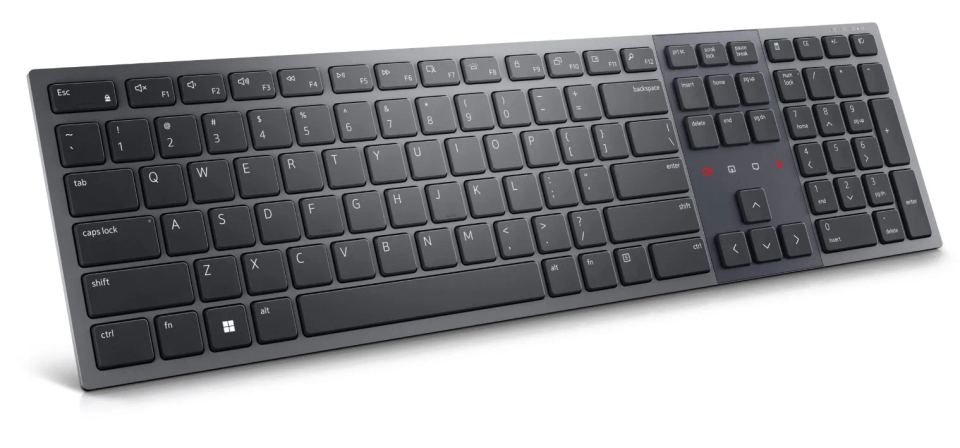 Klávesnica pre spoluprácu Dell Premier – KB900 - čeština / slovenčina (QWERTZ) - podsietená (KB900-GR-CSK) — pohľad 1 | Originálny Dell produkt