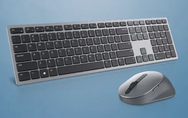 Bezdrôtová klávesnica a myš Dell Premier Multi-Device - KM7321W - česká/slovenská (QWERTZ) (P/N: KM7321WGY-CSK) Bezdrôtová klávesnica a myš Dell Premier Multi-Device - KM7321W - česká/slovenská (QWERTZ) (KM7321WGY-CSK) — pohľad 1 | Originálny Dell produkt